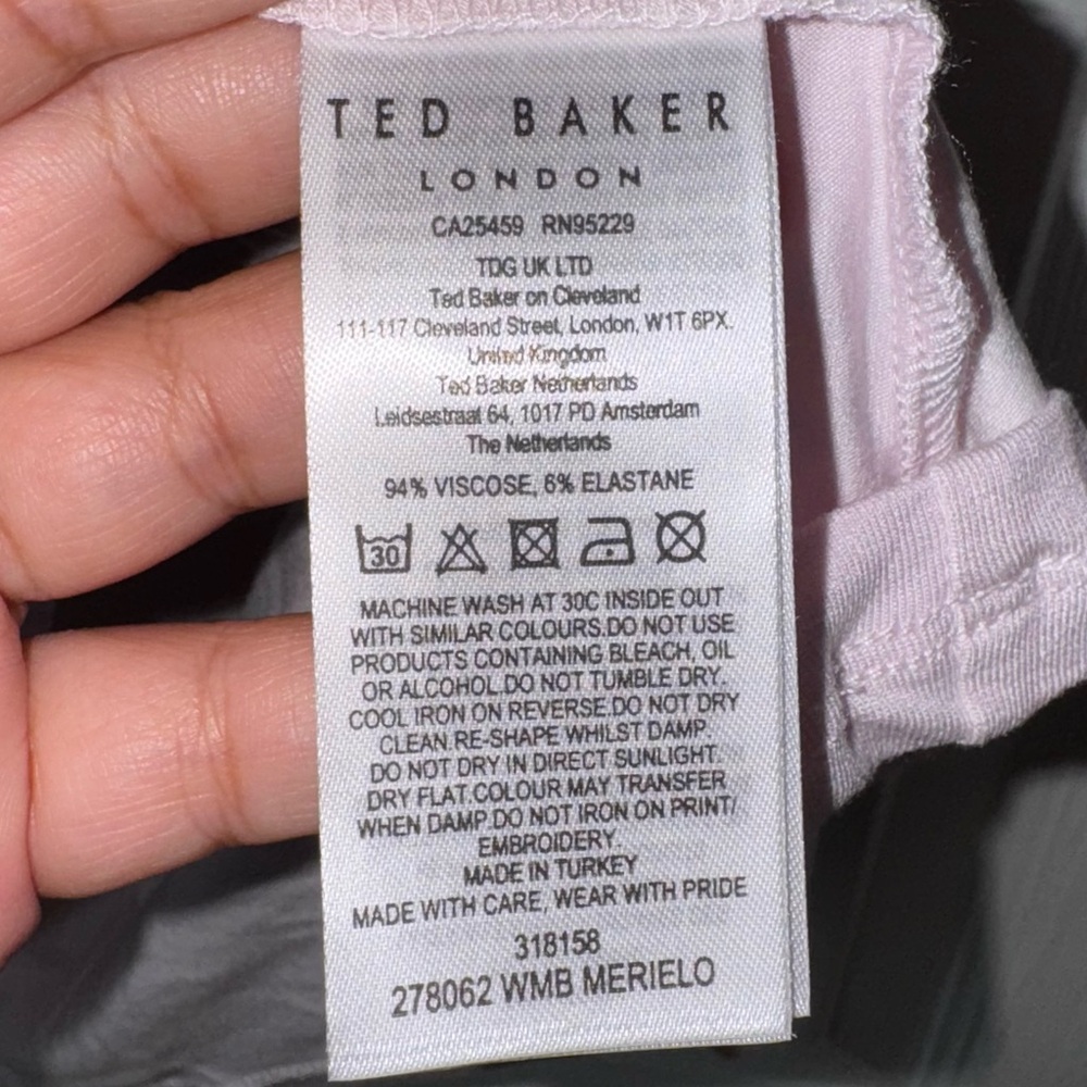 Ted Baker Besalu Printed Boxy Tee size 6 - Picture 6 of 6